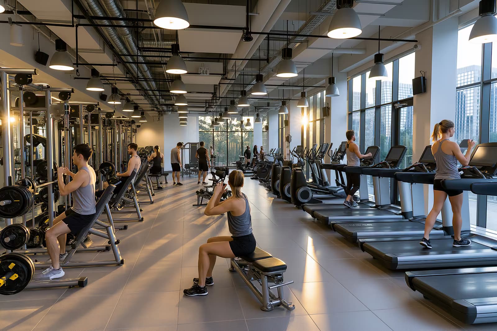 Fitnesszentren und Fitnessstudios